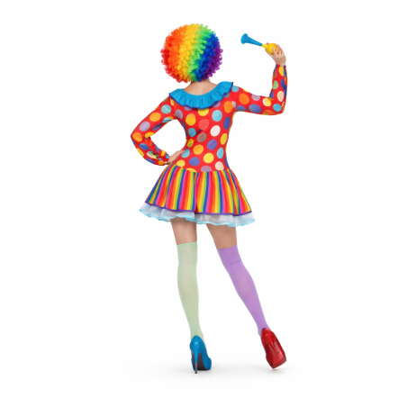 Disfraz Payasa Lunares Talla M-L