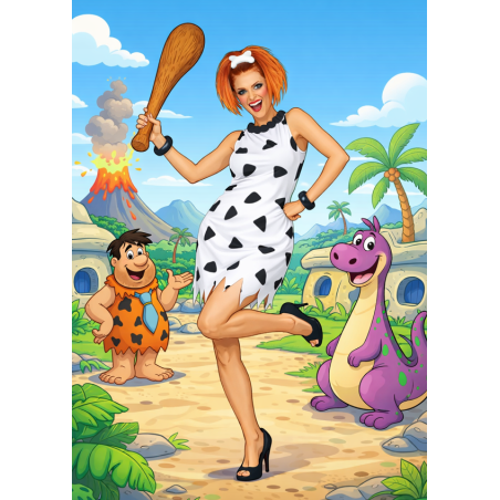 Disfraz Vilma Picapiedra Adulto Talla M-L