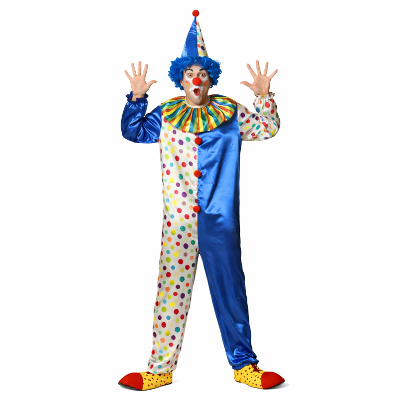 Disfraz Payaso De Circo Talla M-L De Atosa
