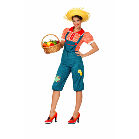 Disfraz Granjera Adulto Talla XS-S