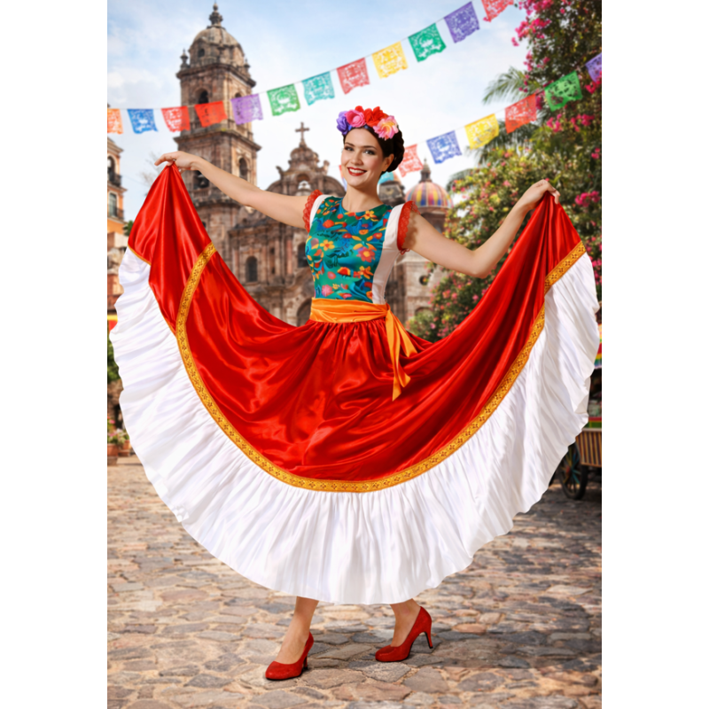 Disfraz Mexicana Talla XL