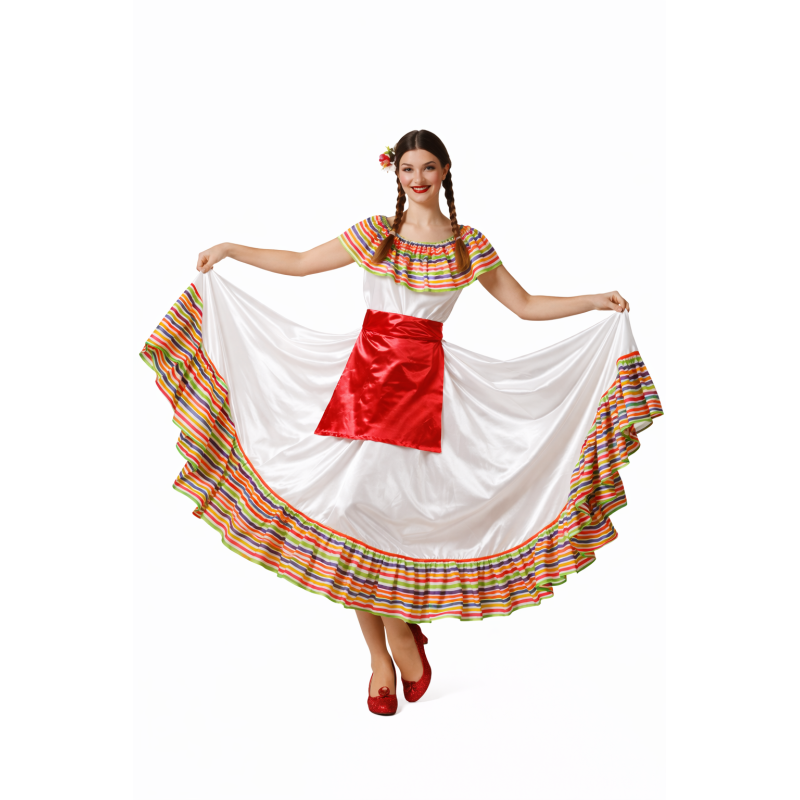 Disfraz Mexicana Viva México Talla XS-S