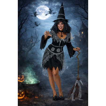 Disfraz Bruja Hechizo Nocturno Talla XL