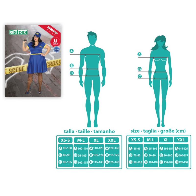 Disfraz Agente Del FBI Talla XS-S