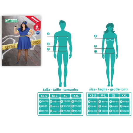 Disfraz Agente Del FBI Talla XS-S