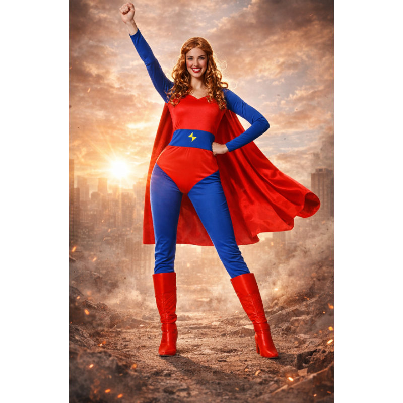 Disfraz Superheroína De Cómic Talla XL