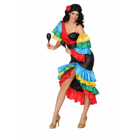 Disfraz Rumbera Talla M-L De Atosa