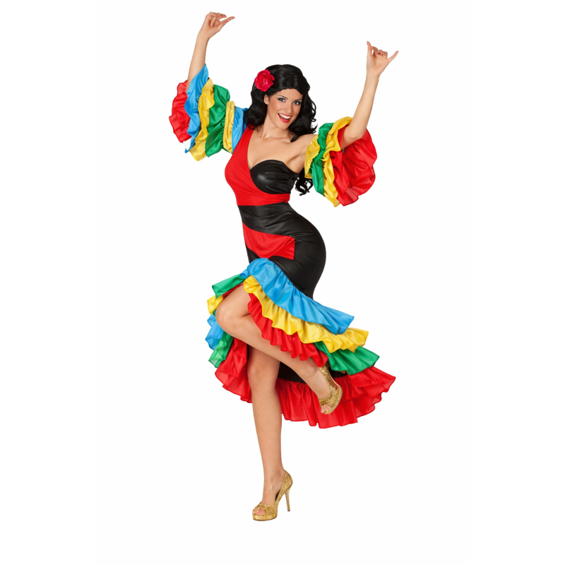 Disfraz Rumbera Talla M-L