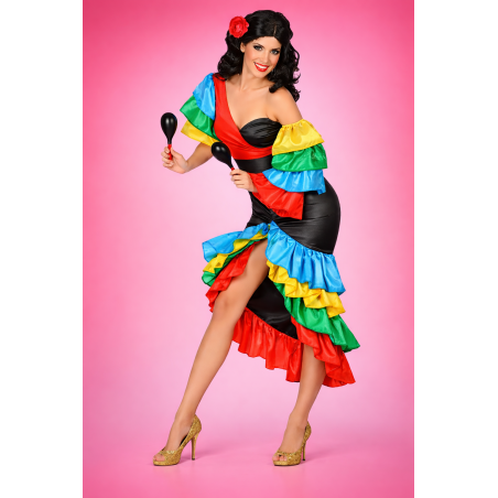 Disfraz Rumbera Talla M-L