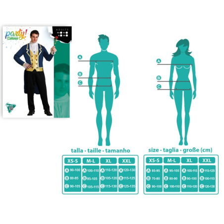 Disfraz Príncipe Encantando Talla M-L