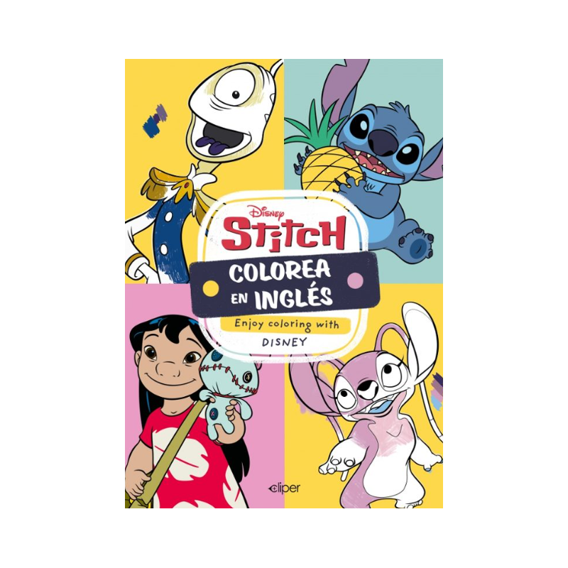 Colorea En Inglés Con Lilo Y Stitch