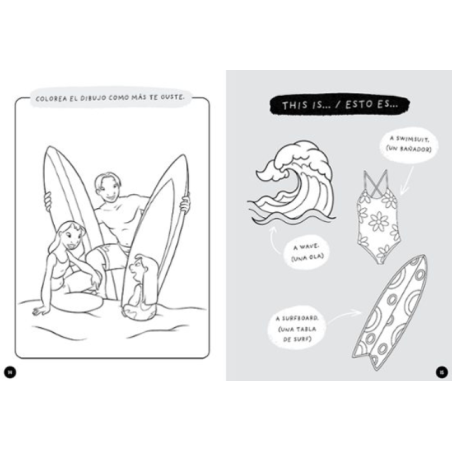 Colorea En Inglés Con Lilo Y Stitch