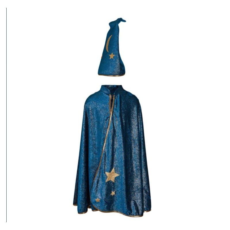 Disfraz Mago Capa Y Sombrero 5-6 Años