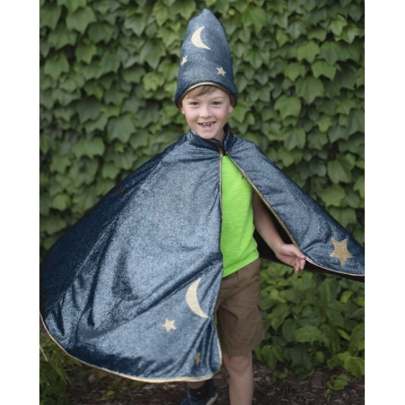 Disfraz Mago Capa Y Sombrero 5-6 Años