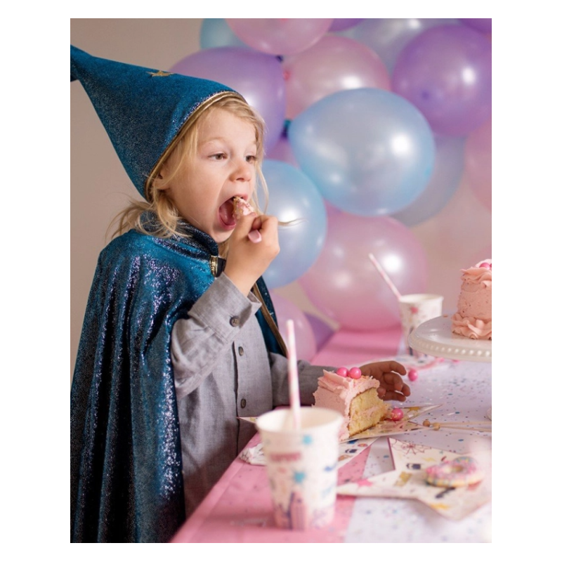 Disfraz Mago Capa Y Sombrero 5-6 Años