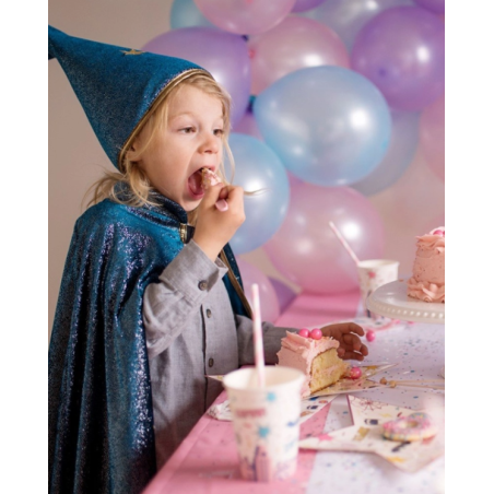 Disfraz Mago Capa Y Sombrero 5-6 Años