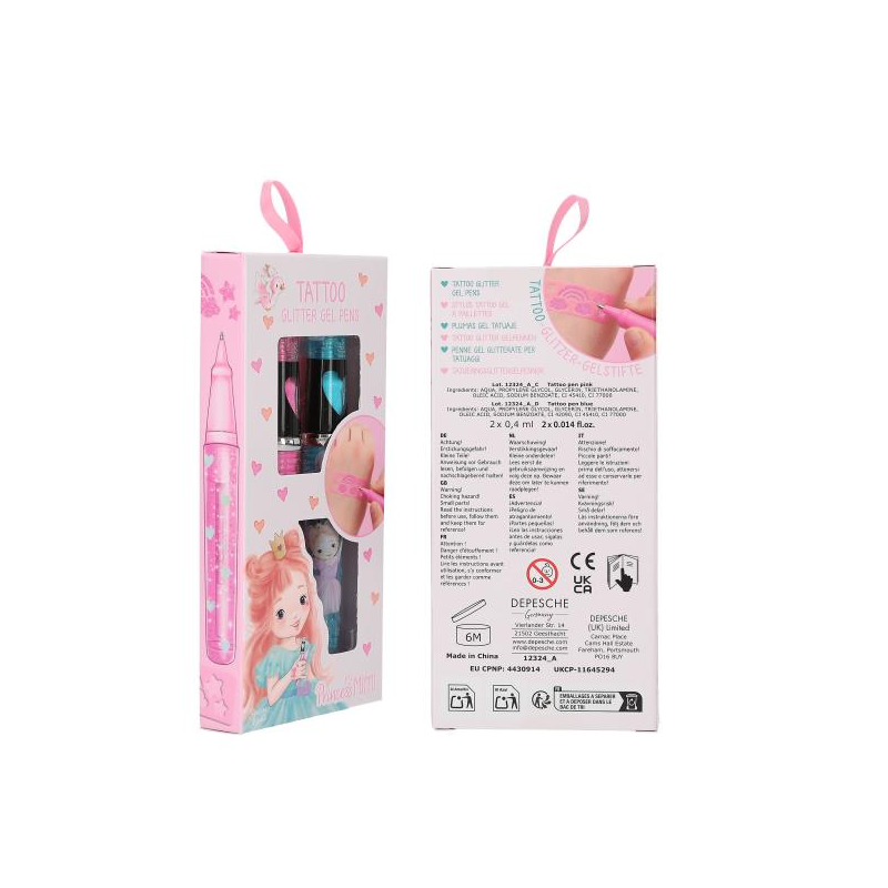 Princess Mimi Rollers De Gel Con Purpurina