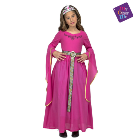 Disfraz Princesa Medieval Rosa 10-12 Años