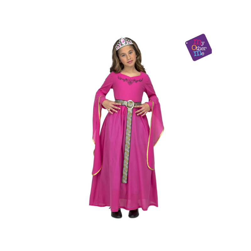 Disfraz Princesa Medieval Rosa 10-12 Años