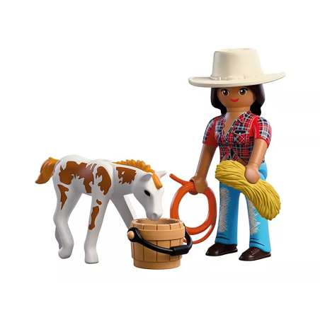 PLAYMOBIL Duo Jinete Con Caballo 72026