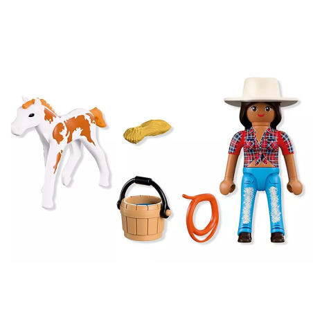 PLAYMOBIL Duo Jinete Con Caballo 72026