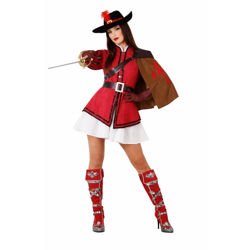 Disfraz Mosquetera Espada Y Honor Talla M-L