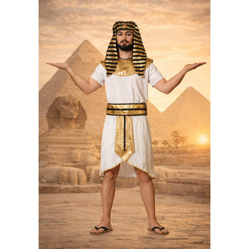 Disfraz Egipcio Señor De Las Pirámides Talla M-L