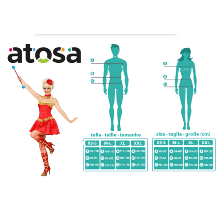 Disfraz Majorette Adulto Talla XS-S