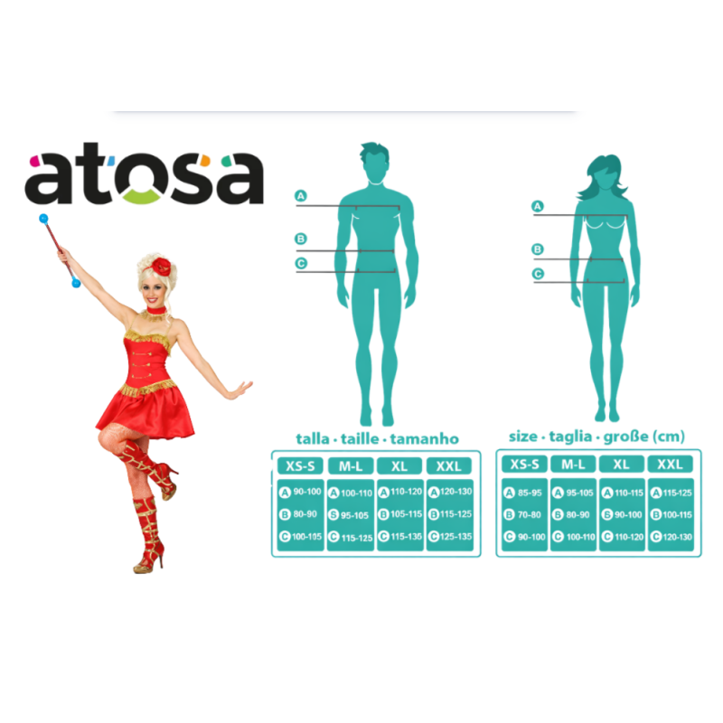 Disfraz Majorette Adulto Talla M-L