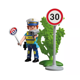 PLAYMOBIL Policía Con Radar De Velocidad 72029 2