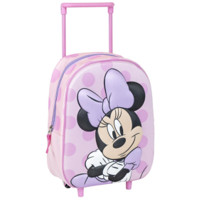 Mochila Infantil Trolley 3D Minnie Mouse De Artesanía Cerdá