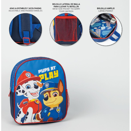 Mochila Escolar Infantil Patrulla Canina
