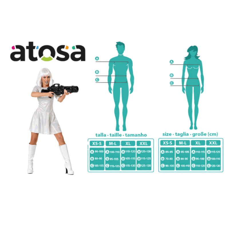 Disfraz Reina De La Galaxia Talla XS-S