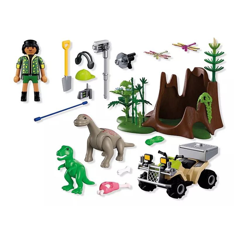 PLAYMOBIL Escondite De Dinosaurio 72069