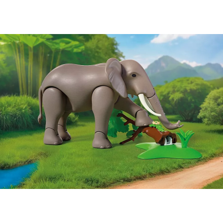 PLAYMOBIL Elefante Con Cuidador 72068