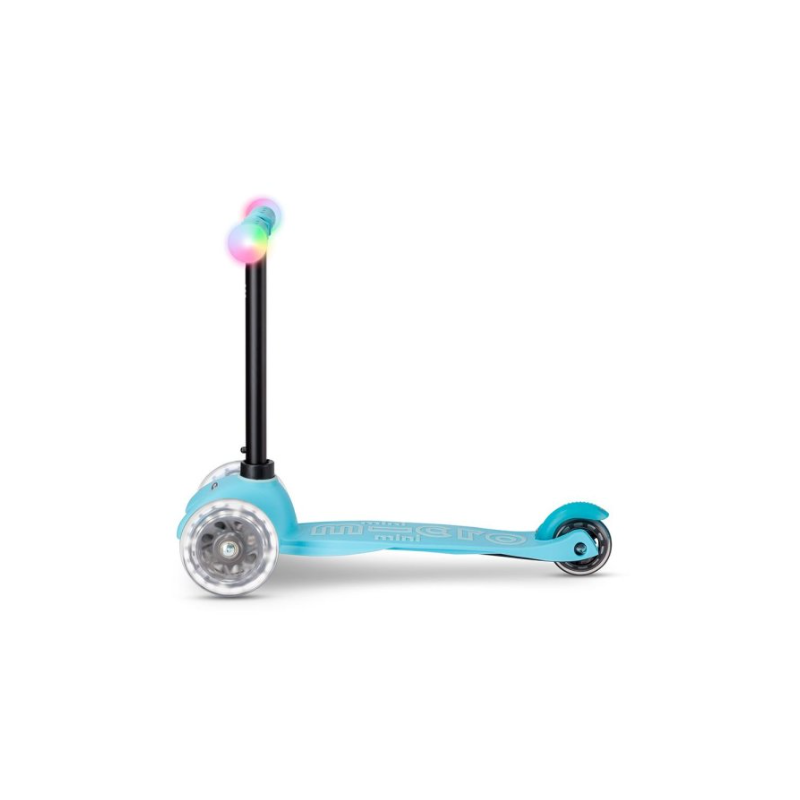 Micro Patinete Mini 4 En 1 Deluxe LED Azul