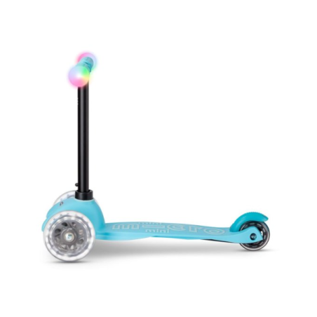 Micro Patinete Mini 4 En 1 Deluxe LED Azul