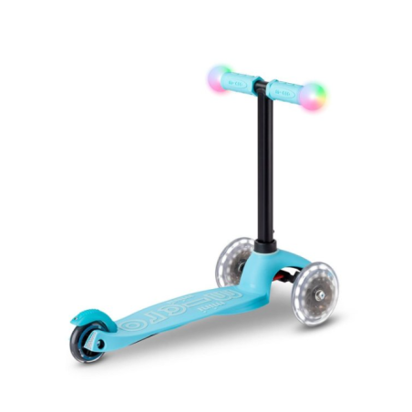 Micro Patinete Mini 4 En 1 Deluxe LED Azul