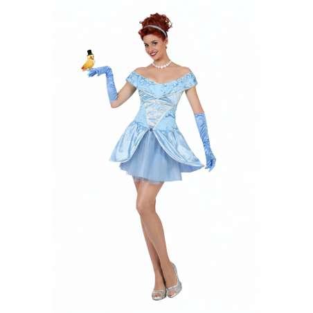 Disfraz Princesa Azul Talla XS-S De Atosa