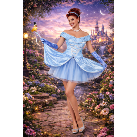 Disfraz Princesa Azul Talla XS-S