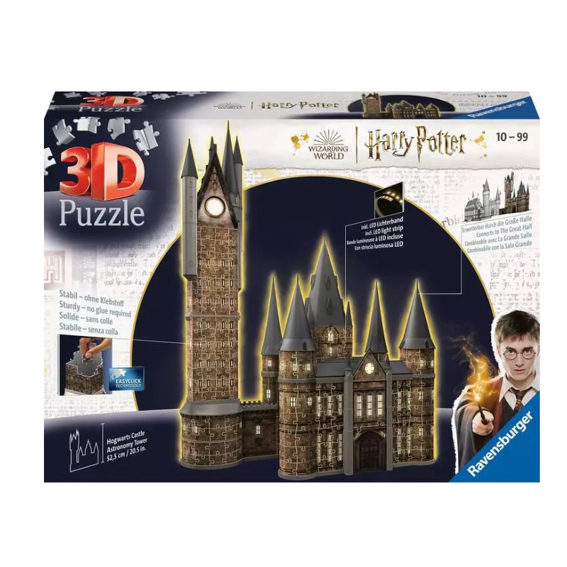 Puzzle 3D Castillo De Hogwarts Torre De Astronomía