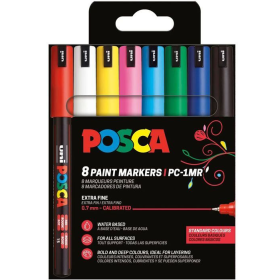 Set 8 Rotuladores Posca 0.7 mm PC-1MR