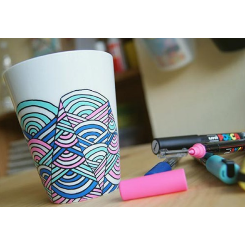 Set 8 Rotuladores Posca Colores Suaves 0.7 mm...