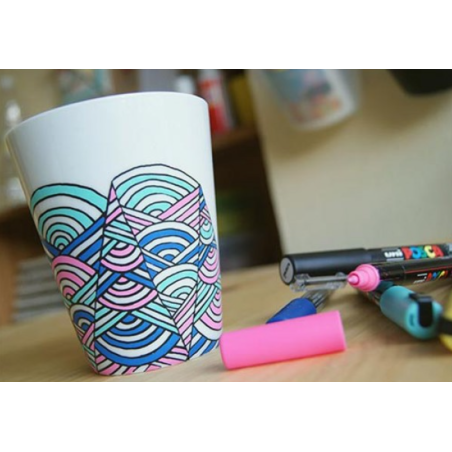 Set 8 Rotuladores Posca Colores Básicos 0.7 mm PC-1MR