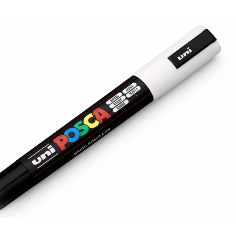 Rotulador Posca PC-5M Blanco Punta Media 1.8-2.5 mm