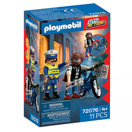 PLAYMOBIL City Action Robo Bicicleta 72076 De Playmobil