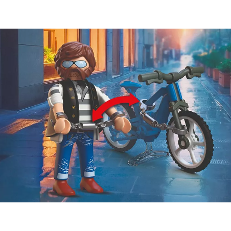 PLAYMOBIL City Action Robo Bicicleta 72076