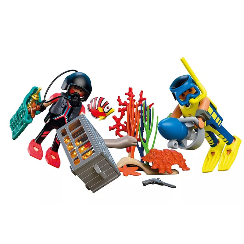 PLAYMOBIL City Action Policía Buzo Con Tesoro 72078