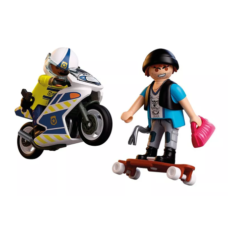 PLAYMOBIL City Action Persecución En Moto 72079