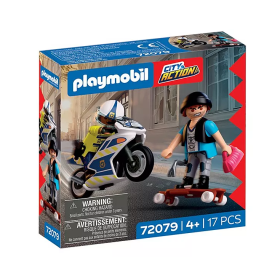PLAYMOBIL City Action Persecución En Moto 72079 De Playmobil